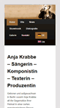 Mobile Screenshot of anjakrabbe.com